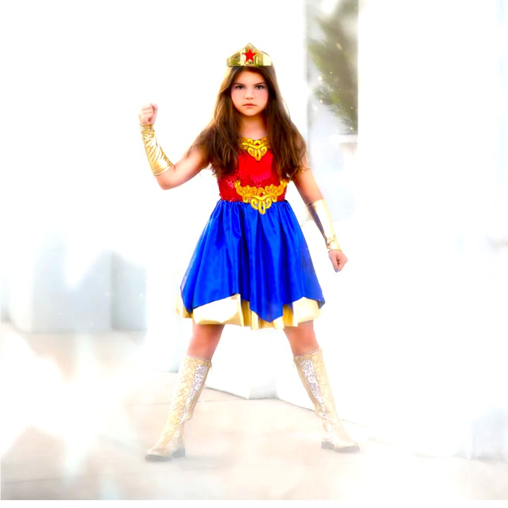 Girls wonder women costume